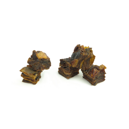 Cubes de peau de saumon